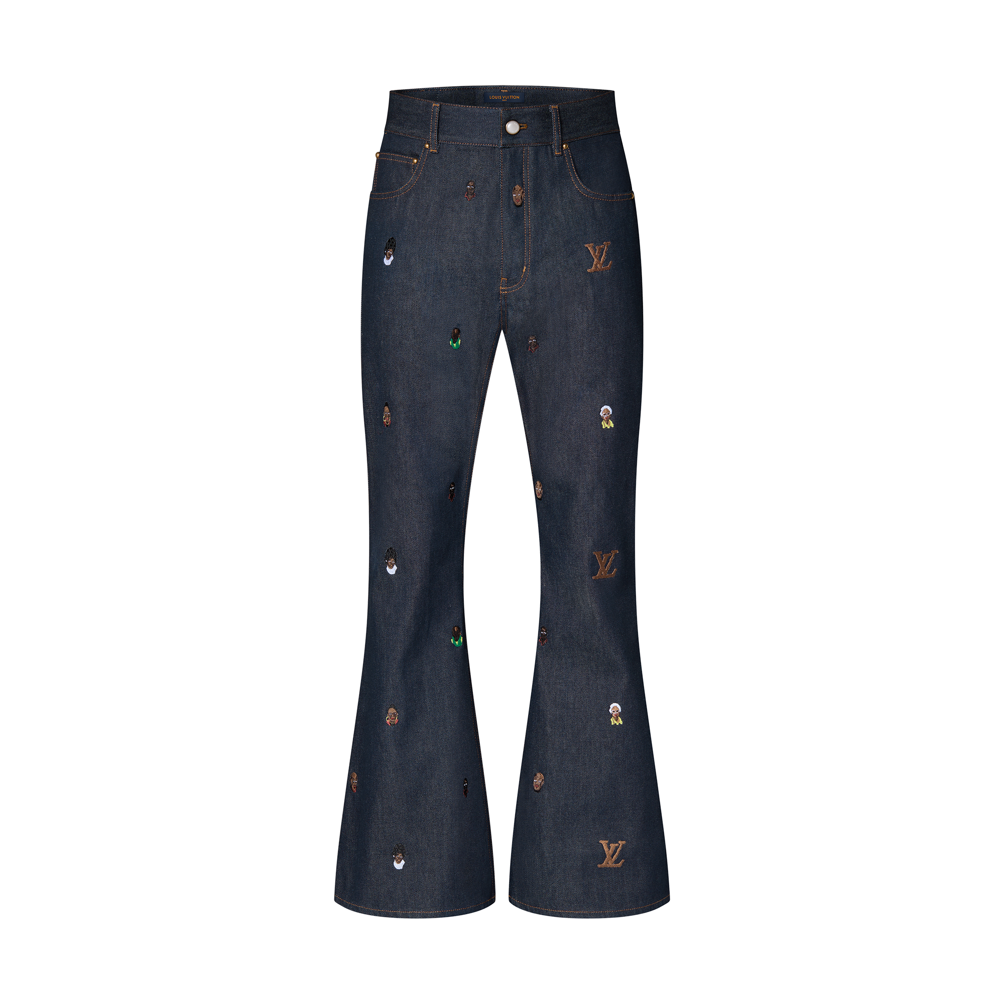 Embroidered Bootcut Denim Pants - Ready to Wear | LOUIS VUITTON